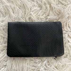 Cole Haan Black Woven Clutch